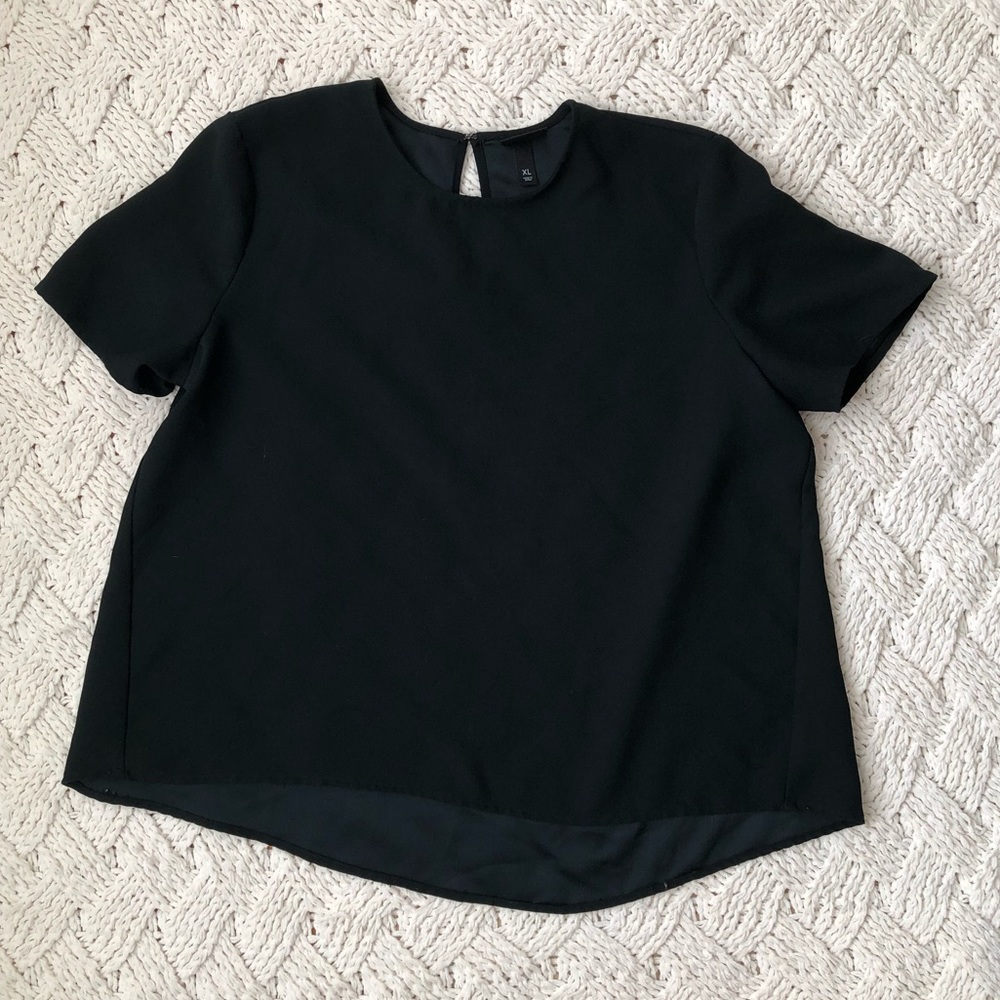 Who What Wear black blouse